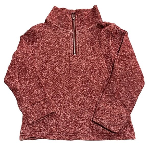 🔥 5 for $30 🔥 The Children’s Place Boys Quarter Zip Fleece Pullover, 3T - Picture 1 of 3